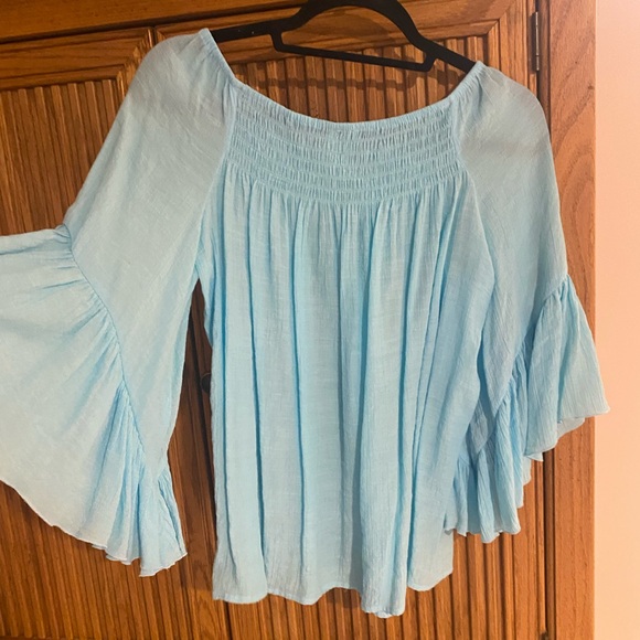 Chico’s Fun Smocked Summer Top - Picture 1 of 4